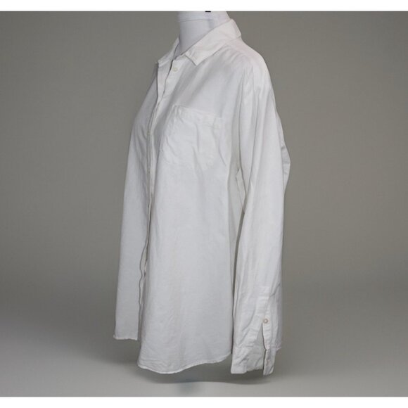 Sezane Max Shirt Casual White Csao Amour 40 US 8 Long Sleeve Button Down Pocket - Picture 7 of 10